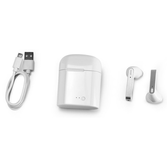 Fone de Ouvido Bluetooth Personalizado com Logo