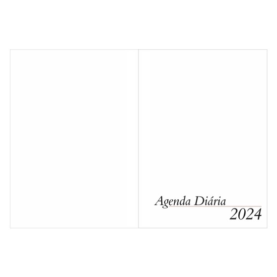 Agenda Couro Sintético 2025 Personalizada