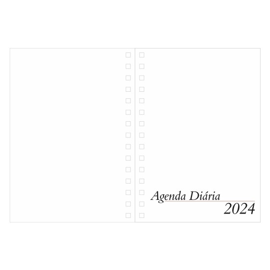 Agenda Diária 2025 Promocional