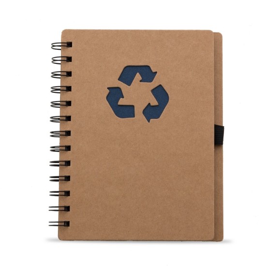 Bloco de Anotação Ecológico com Capa em Papel Kraft