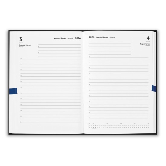 Agenda A5 2026 em PU à base de água Personalizada