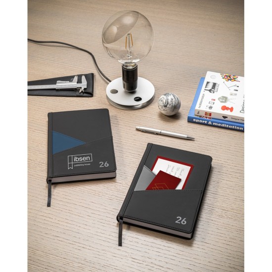 Agenda A5 2026 em PU Personalizada