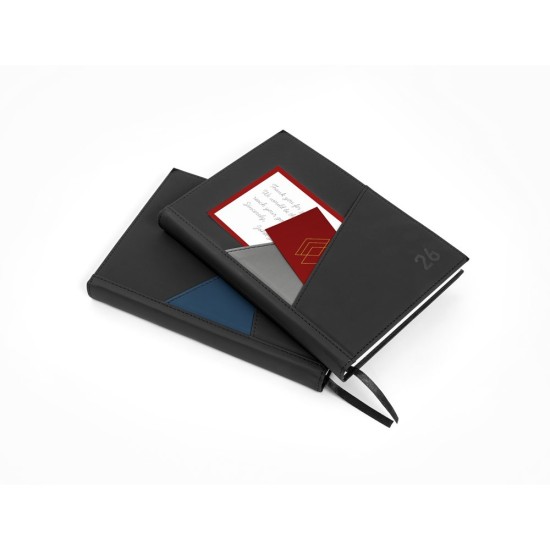Agenda A5 2026 em PU Personalizada