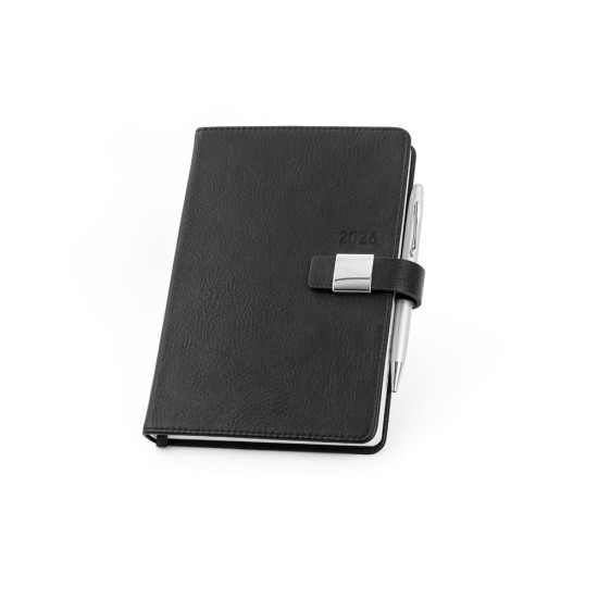 Agenda A5 em PU (58% reciclado) Personalizada