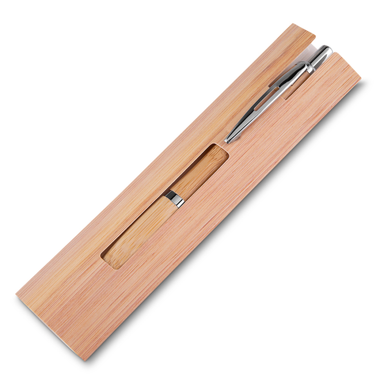 Caneta Bambu Ecológica Personalizada para Brindes