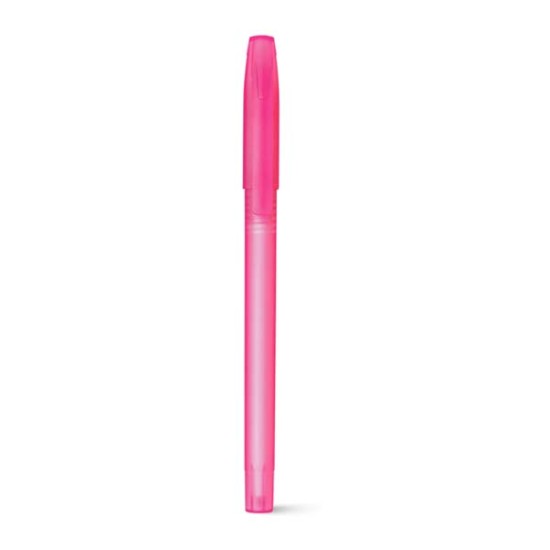 Caneta de Plástico Colorido Com Tampa Personalizada