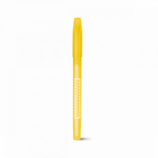 Caneta de Plástico Colorido Com Tampa Personalizada