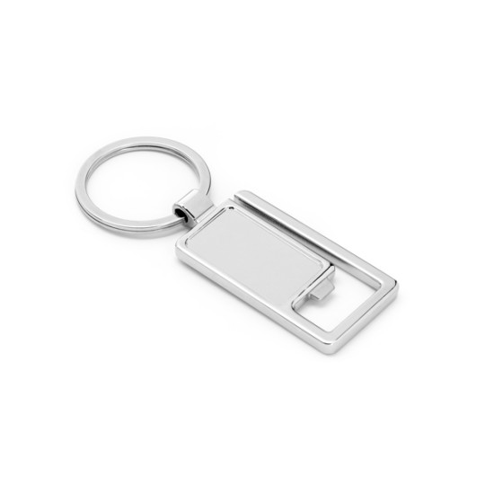 Chaveiro de Metal Com Abridor de Garrafas
