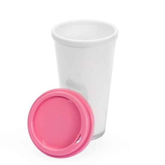 Copo Plástico Duplo 400ml Promocional