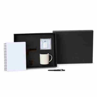 Kit Caneca Em Fibra De Bambu E Acessórios - 4 Pçs Personalizado 