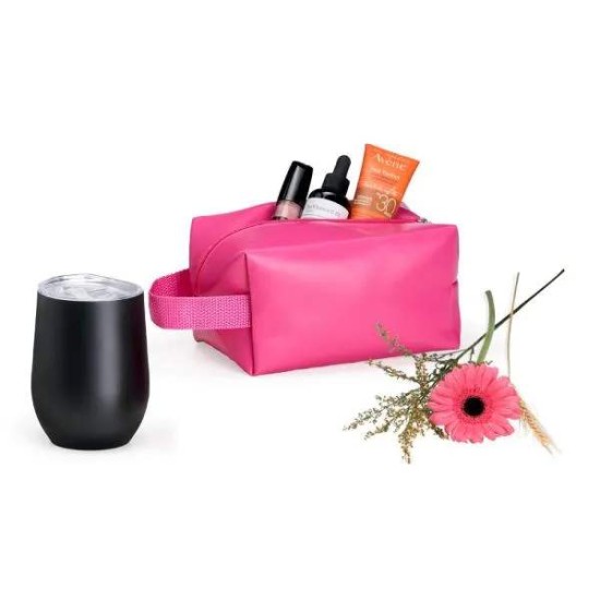 Kit Copo Térmico E Necessaire - 2 Pçs Personalizado