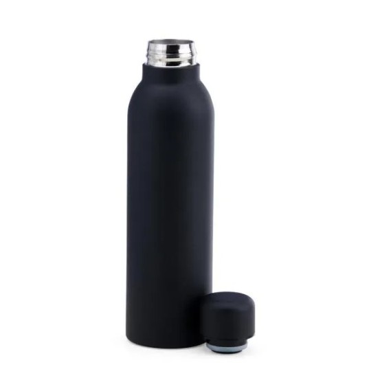 Kit Garrafa E Necessaire - Preto - 2 Pçs Personalizado