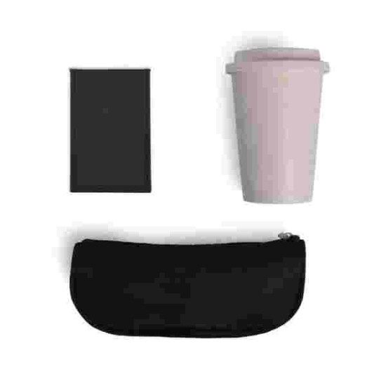 Kit Necessaire, Copo C/ Tampa E Espelho Personalizado