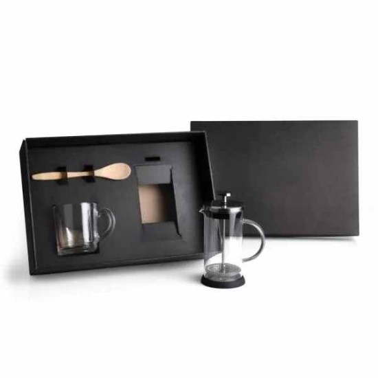 Kit Para Café Com Prensa Francesa 3 Peças Personalizado