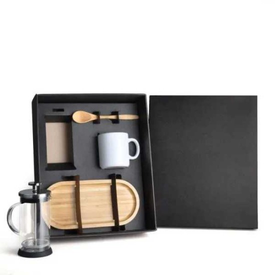 Kit Para Café Com Prensa Francesa 4 Peças Personalizado