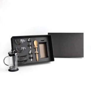 Kit Para Café Com Prensa Francesa 8 Peças Personalizado