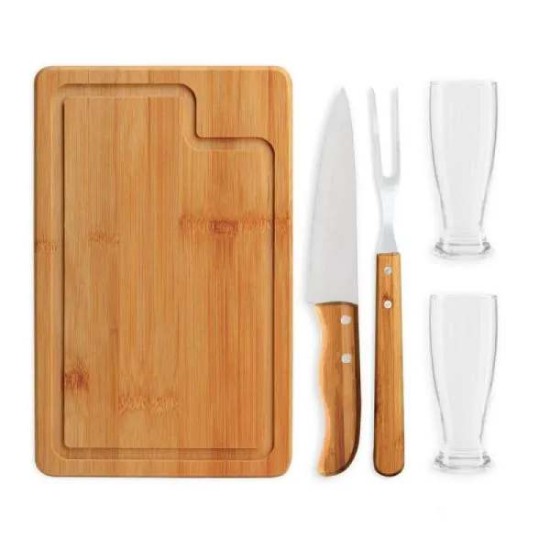 Kit para Churrasco com Copos Promocional