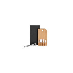 Kit para Queijo Em Bambu / Inox Oregon Personalizado