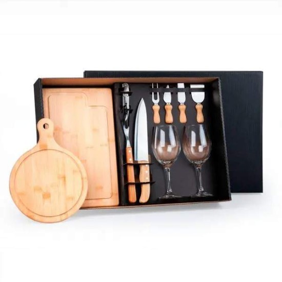 Kit Queijo/ Churrasco e Vinho Personalizado