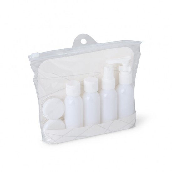 Kit Viagem Plástico 6 Peças Personalizado
