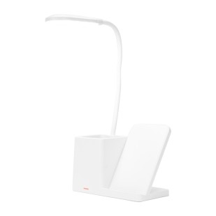 Luminária Led com Carregamento via Indução e Porta caneta Personalizada