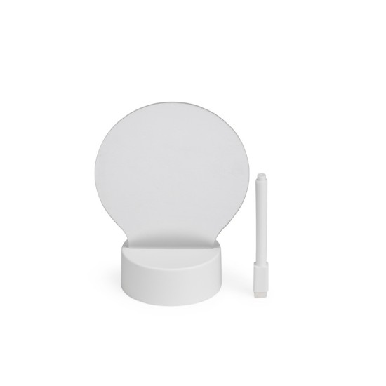 Luminária LED de Mesa Personalizada com Logotipo