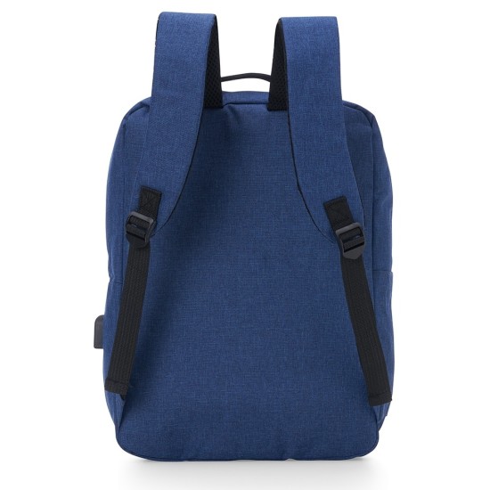 Mochila de Nylon USB 21L com Logo para Brindes