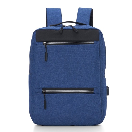 Mochila de Nylon USB 21L com Logo para Brindes