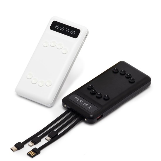 Power Bank 10.000mAh Multissaídas Personalizado com Logotipo