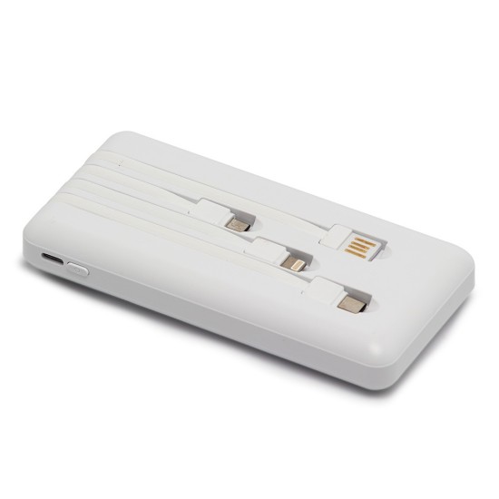 Power Bank 10.000mAh Multissaídas Personalizado com Logotipo